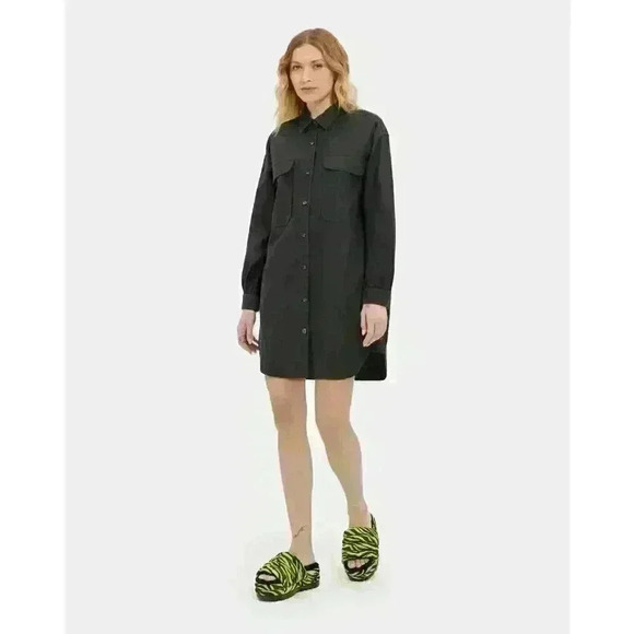 NEW! UGG Women's S Addley Oversized Shirt Dress NWT $128 - Picture 1 of 4